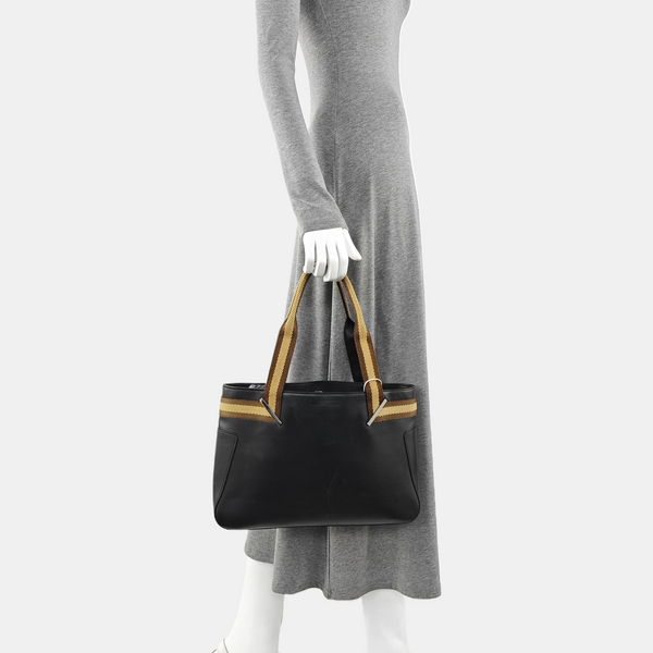 Calfskin Tote Bag Black