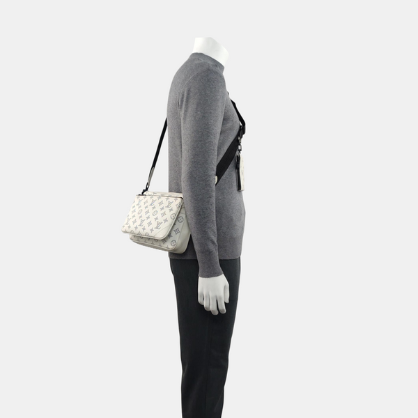 DUO Monogram Calfskin White