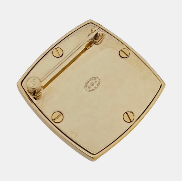 Metal Gold Brooch