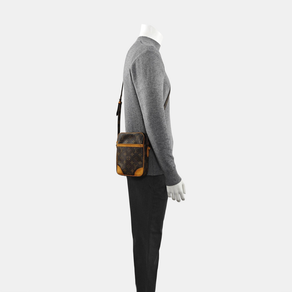 DANUBE Monogram Coated Canvas Brown