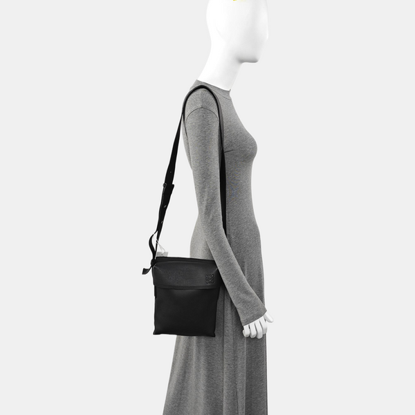 Calfskin Shoulder Bag Black