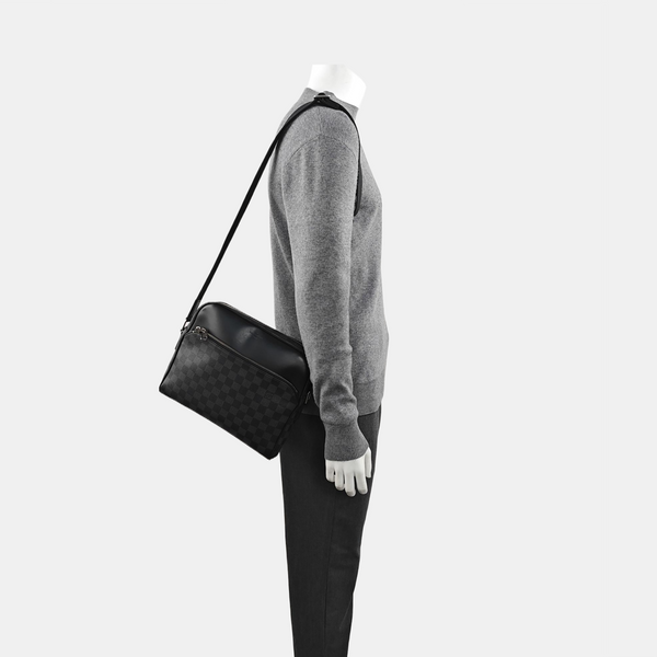 DAYTON PM Damier Graphite Coated Canvas Gray