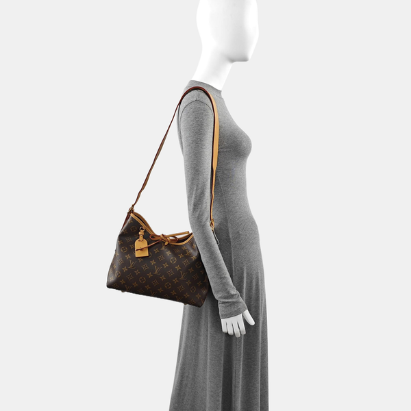 CARRYALL PM Monogram Coated Canvas Brown