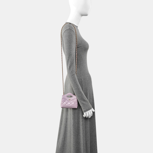 CHANEL 31 Quilted Lambskin Purple