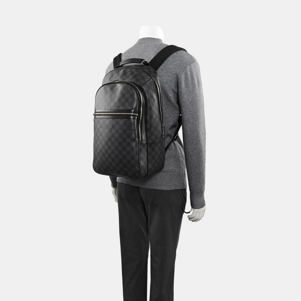 Damier Graphite Coated Canvas Backpack Black