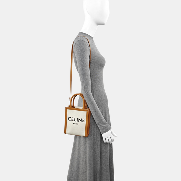 CABAS CELINE Mini Canvas White