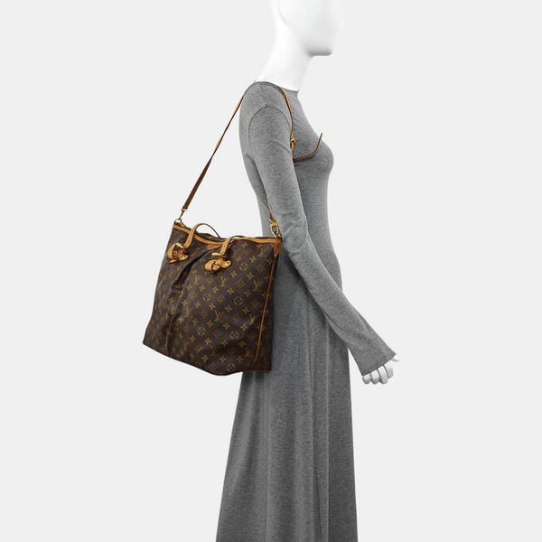 PALERMO GM Monogram Coated Canvas Brown