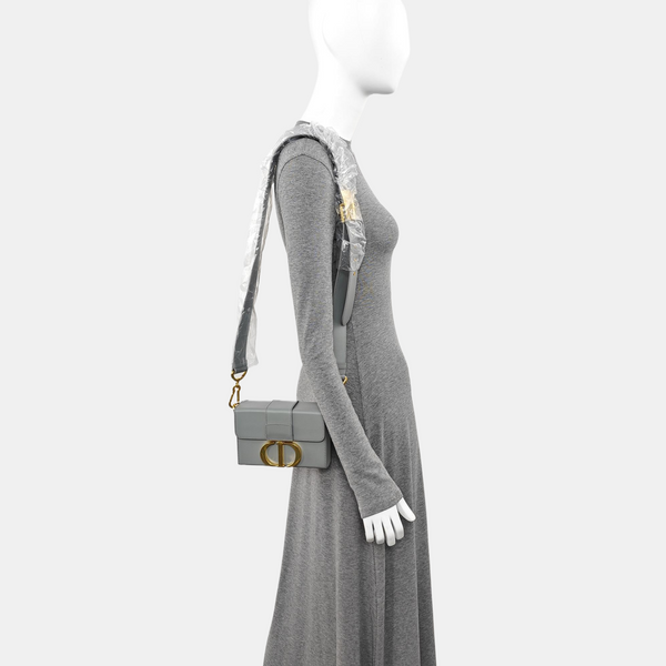 30 Montaigne Mini Calfskin Gray