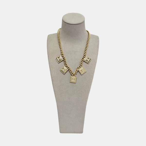Metal Beige Necklace