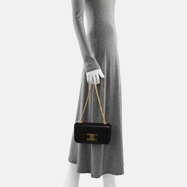 CLAUDE Calfskin Black