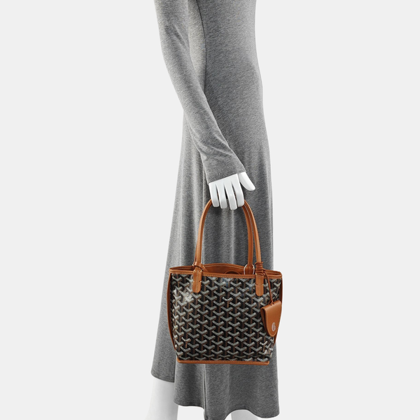 Anjou Mini Coated Canvas Brown