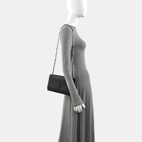 KATE Medium Calfskin Black