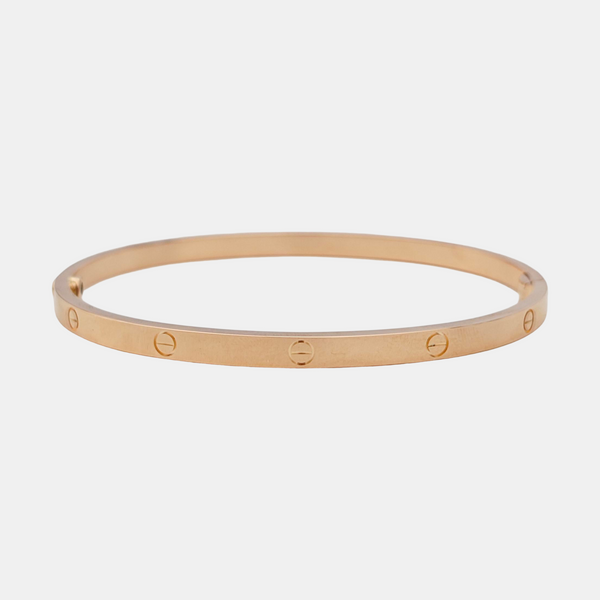 LOVE 18k Rose Gold Bangle