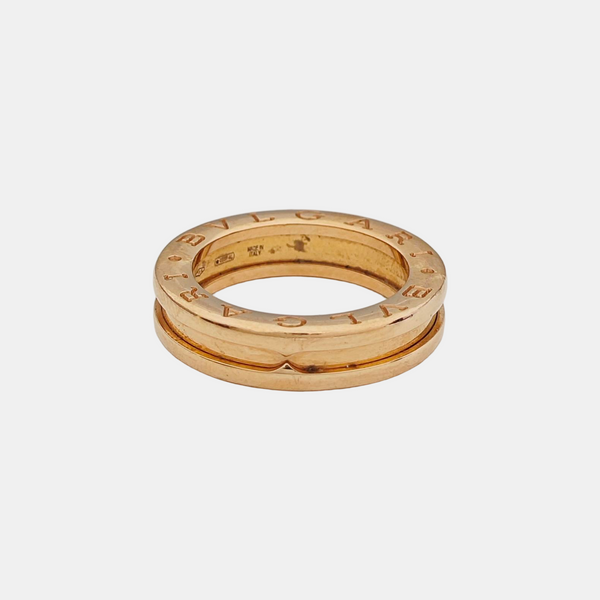 B.ZERO1 18k Rose Gold Ring EU 50