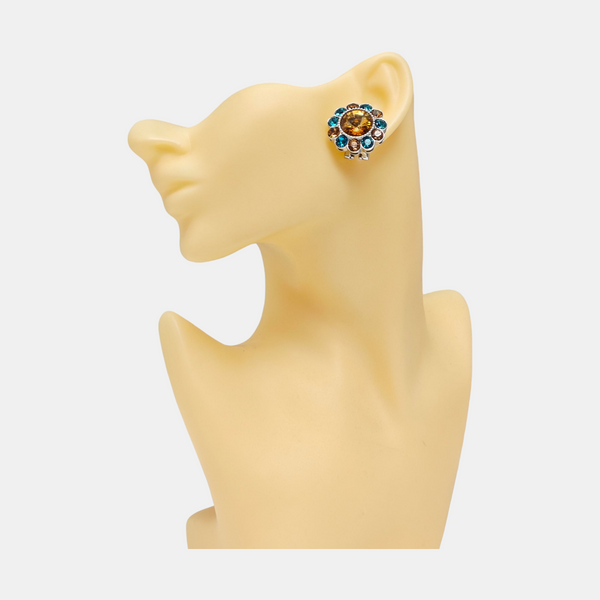 Metal Silver Clip On Earrings