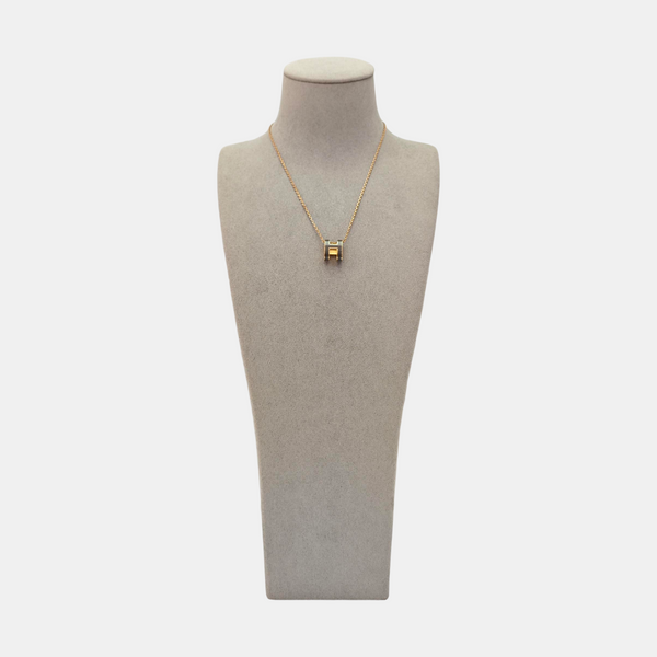 Pop H Metal Rose Gold Necklace