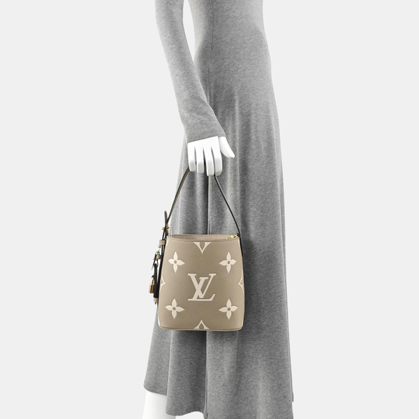 ALL IN BB Monogram Calfskin Gray