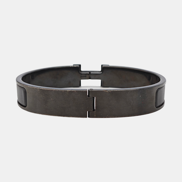 Clic Hh Metal Black Bangle