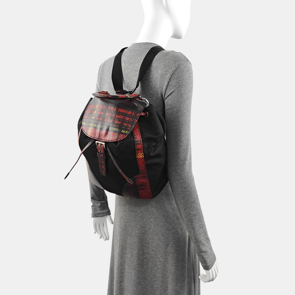 Nylon Backpack Black