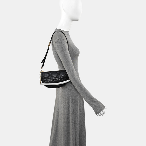 Dior Vibe Hobo Quilted Lambskin Black