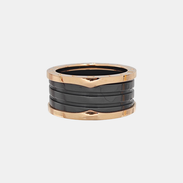 B.ZERO1 18k Rose Gold Ring EU 65