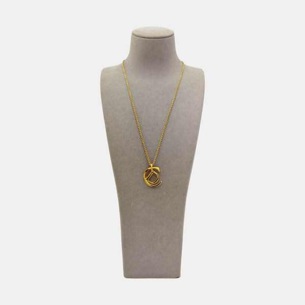 CD Swing Metal Gold Necklace