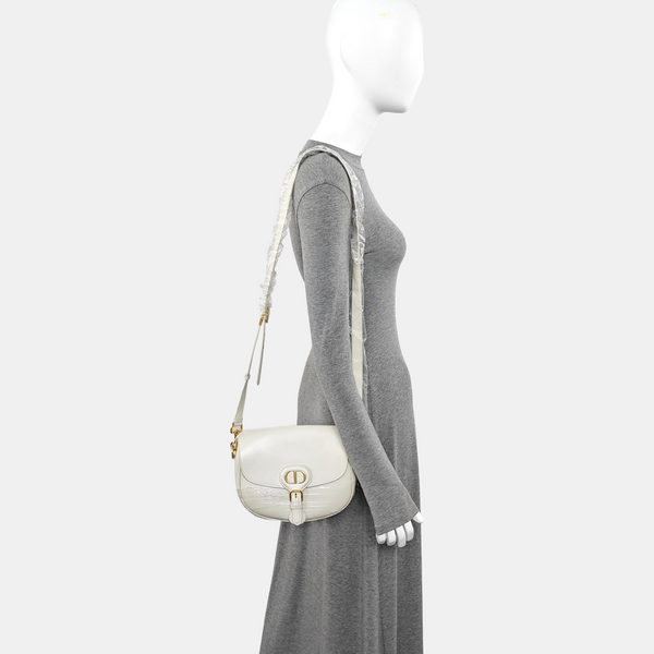 Bobby Medium Calfskin White