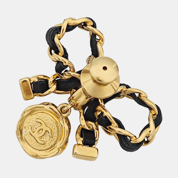 Metal Gold Brooch