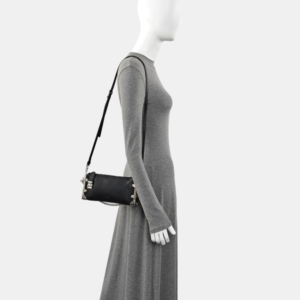 SIDE TRUNK Calfskin Black