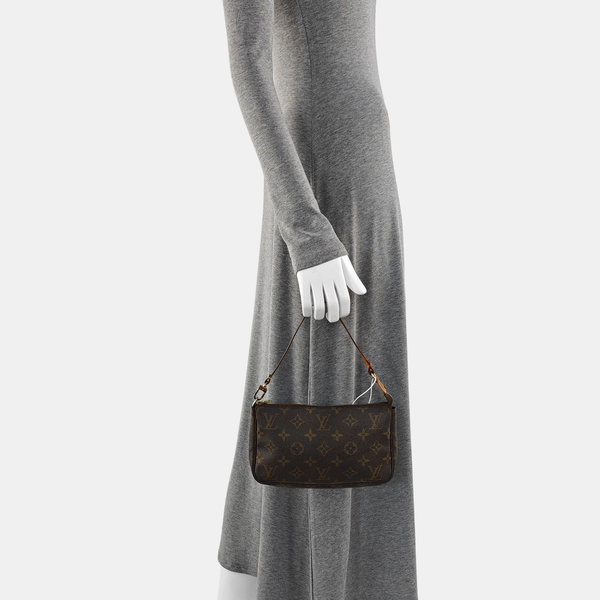 ACCESSOIRES Monogram Coated Canvas Brown
