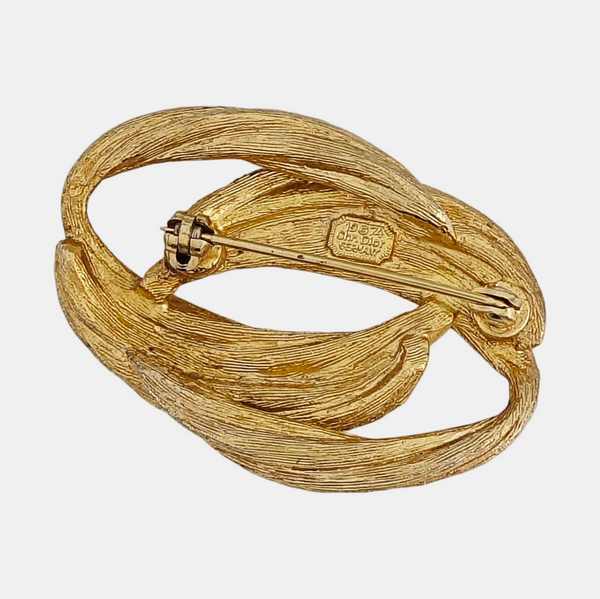 Metal Gold Brooch