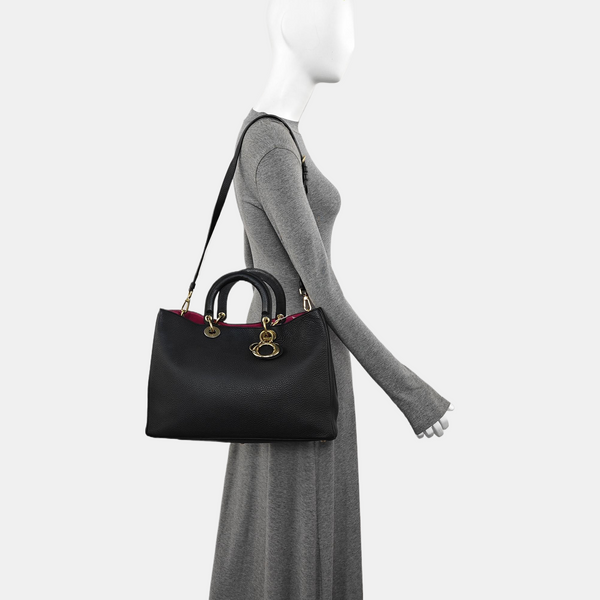 Diorissimo Medium Calfskin Black