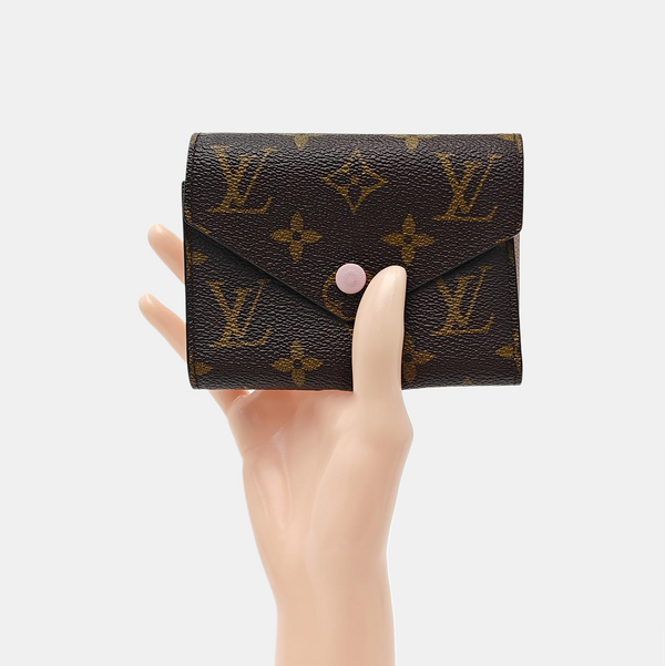VICTORINE Monogram Coated Canvas Brown Wallet
