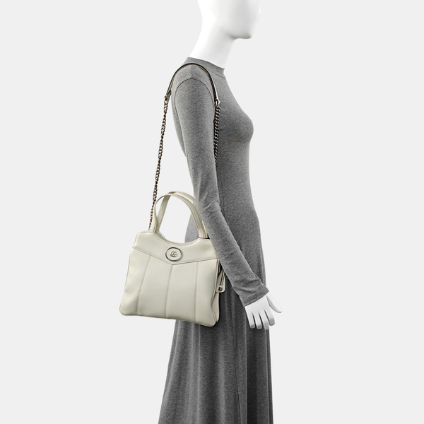 Calfskin Shoulder Bag White