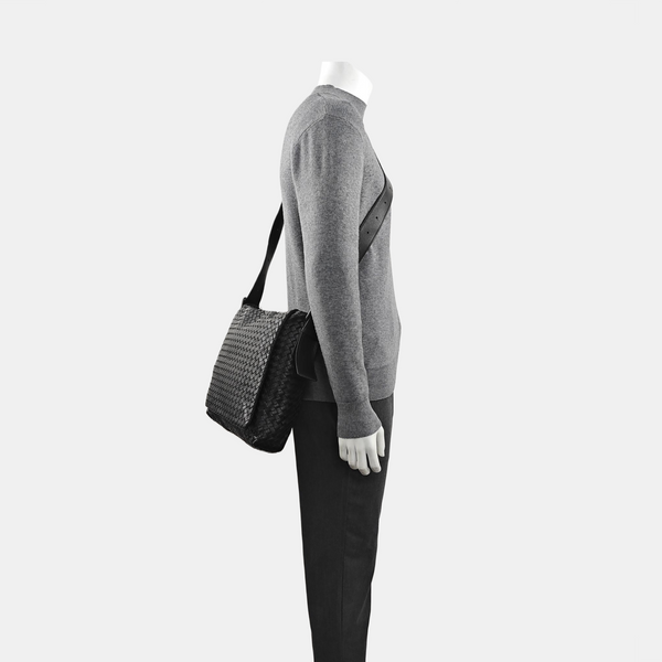 Calfskin Shoulder Bag Black