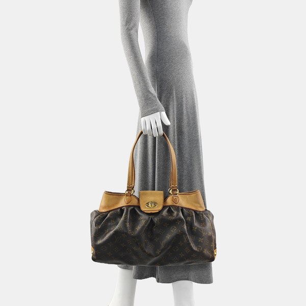 VINTAGE BOETIE PM Monogram Coated Canvas Brown