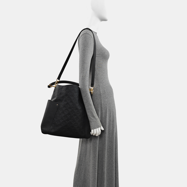 BAGATELLE Monogram Calfskin Black