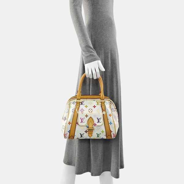 LV × TM PRISCILLA Monogram Coated Canvas White