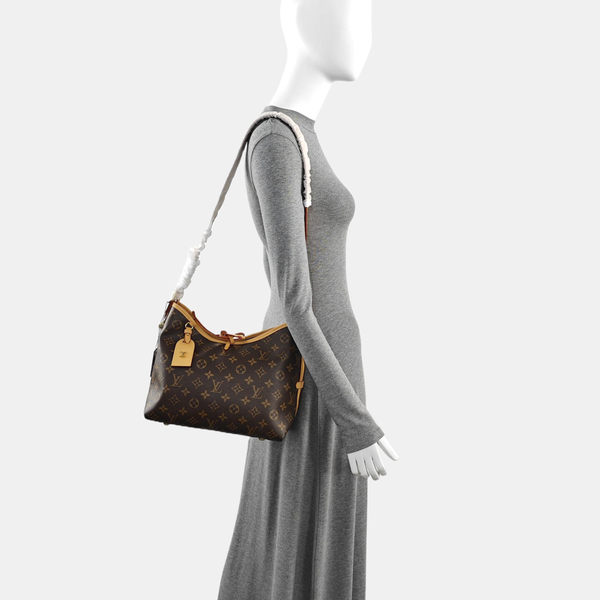CARRYALL PM Monogram Coated Canvas Brown