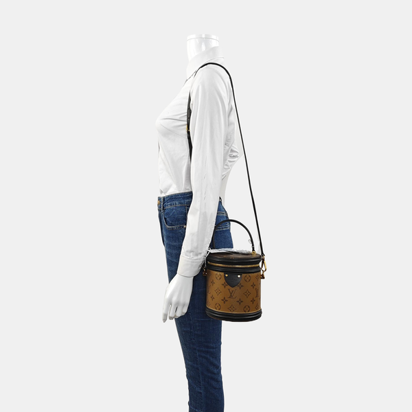 CANNES PM Monogram Coated Canvas Brown
