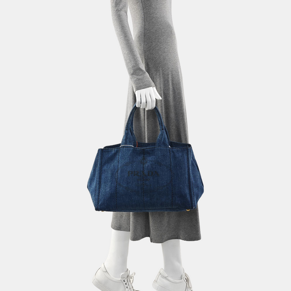Denim Quilted Denim Blue