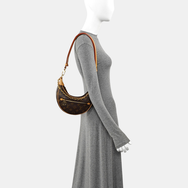LOOP Monogram Coated Canvas Brown