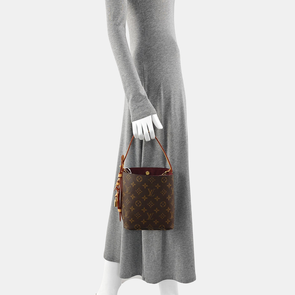 ALL IN BB Monogram Coated Canvas Brown