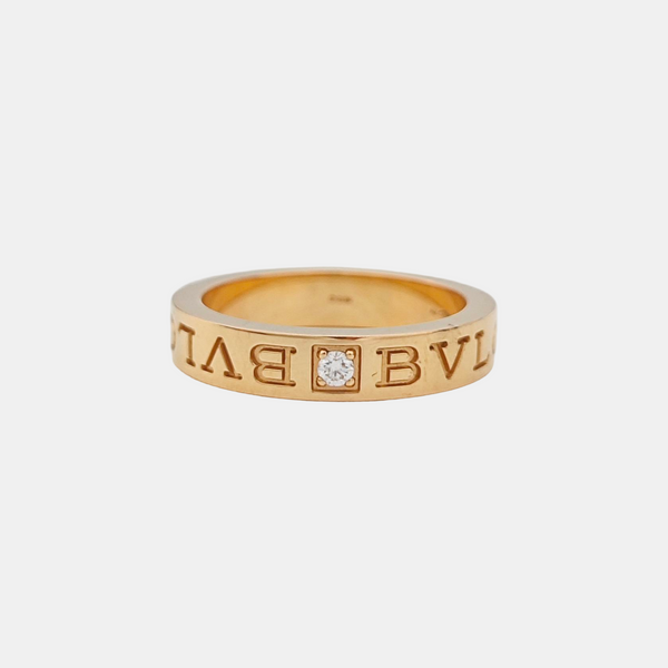 B.ZERO1 18k Rose Gold Ring EU 53