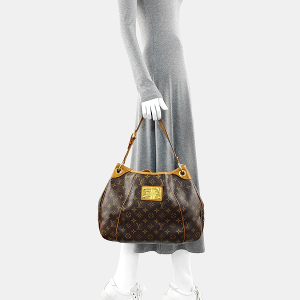 GALLIERA Monogram Coated Canvas Brown