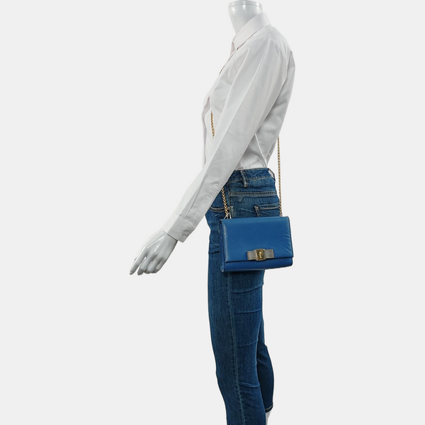Ginny Calfskin Blue
