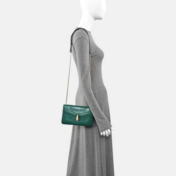 SERPENTI FOREVER Small Calfskin Green