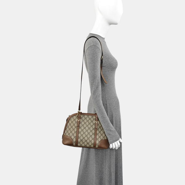 Microguccissima Monogram Coated Canvas Beige