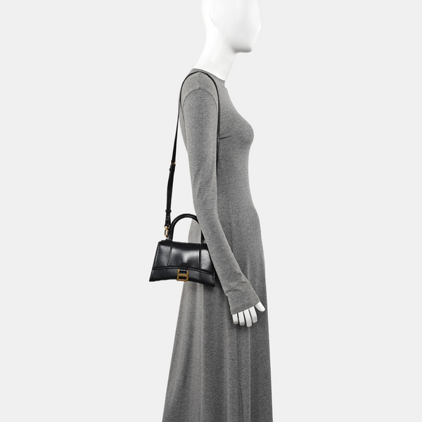 Hourglass XS Calfskin Black