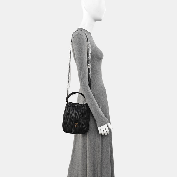 Matelassé Lambskin Black
